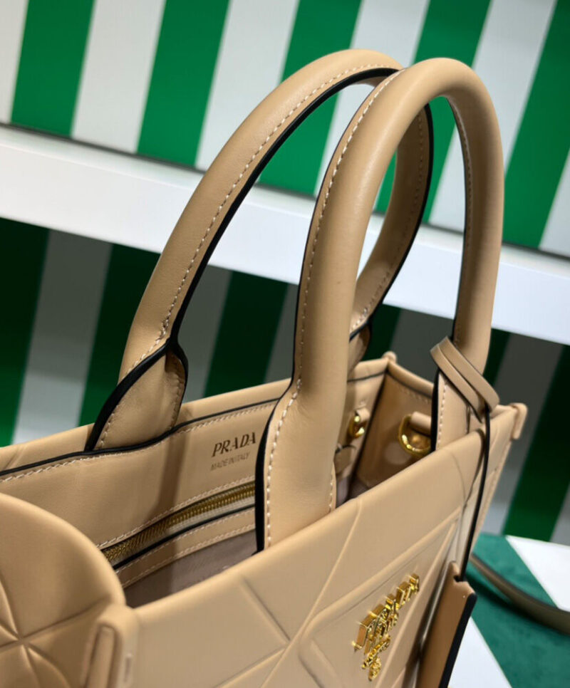 Prada Small leather Prada Symbole Bag With Topstitching 1BA379